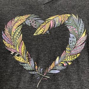 Torrid Charcoal Gray T-shirt Exc Condition Size 1